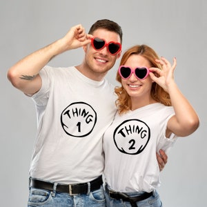 Thing 1 and Thing 2 Layered Svg, Png, Eps, Cut file, Vector file, Digital Download