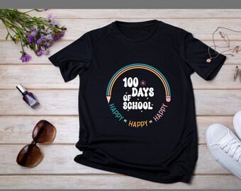 Happy 100 Days of School Svg, 100 Days of School Svg, School 100th Day Svg, Back to School Svg, Teacher School Svg, Sublimation Designs