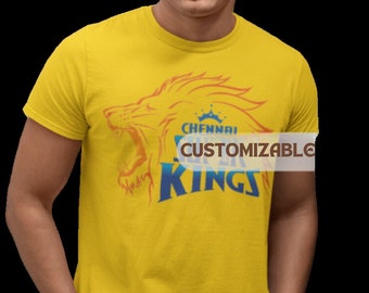 Camiseta personalizable Chennai Super Kings (CSK), csk, jersey, Personalizado, 3 colores, t20