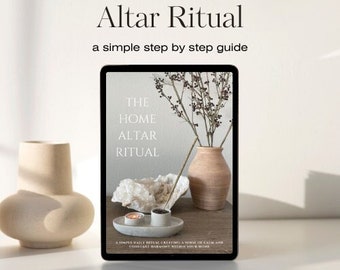 AUTUMN SEASON guide. The home altar ritual. A simple step by step PDF. Cultivating calm, clarity & harmony for yourself and your home.