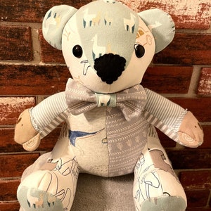Handmade Keepsake Memory Bear Baby Clothing Memorial Gift