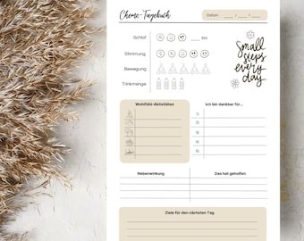 Chemo Diary | Daily Journal | Support & Encouragement for Cancer Patients, Relatives and Friends | Gift | Digital Download