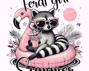 Feral Girl Summer PNG, Funny Raccoon PNG, Feral Raccoon Meme PNG, Cowgirl Raccoon Png, Western Raccoon Png, Country Girl Png, Digital Png