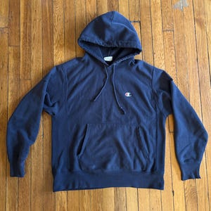 Champion Reverse Weave Navy - Etsy