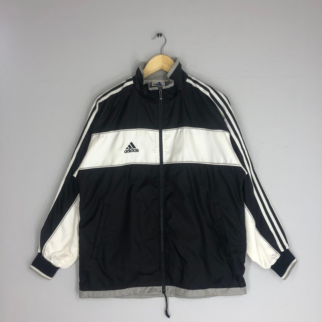 90'S Adidas Back Logo Windbreaker Men's XL Vintage /eaa491433