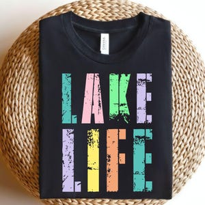 Lake Life PNG Summer Lake PNG Cute Trendy Summer Shirt Design Distressed Beach PNG Lake Shirt Design Lake Pool River Png, popular png