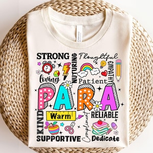 Para Appreciation Png, Back To School Png, Paraprofessional Sublimation Png, First Day of School Png, Teacher Gift, Kindergarten Teacher png