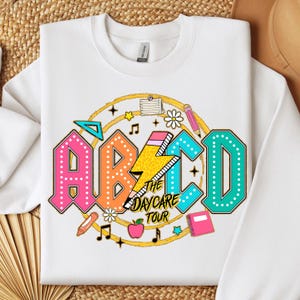 Abcd Teacher Tour Png, Daycare Tour Png Daycare Staff Crew, Childcare Provider Png, Back To School Png, Teacher Tour Png, popular png