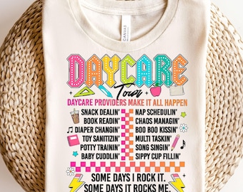 Retro Daycare shirt Png, Daycare Tour Png, Daycare Staff Crew, Childcare Provider Png, Cute Daycare Worker Gift,Funny Toddler Teacher png