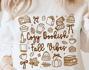 Coquette Fall PNG Cozy Vibes Doodle Collage Whimsical PNG Zucca disegnata a mano Retro Preppy Spice Latte Trendy Digital Wall Art PNG