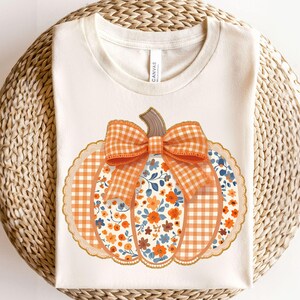 Preppy Floral Fall Pumpkin png, Pumpkin Lace png, Ditsy Floral Fall png,Autumn png, Coquette Fall png, Pumpkin Spice Png, Tis The Season png