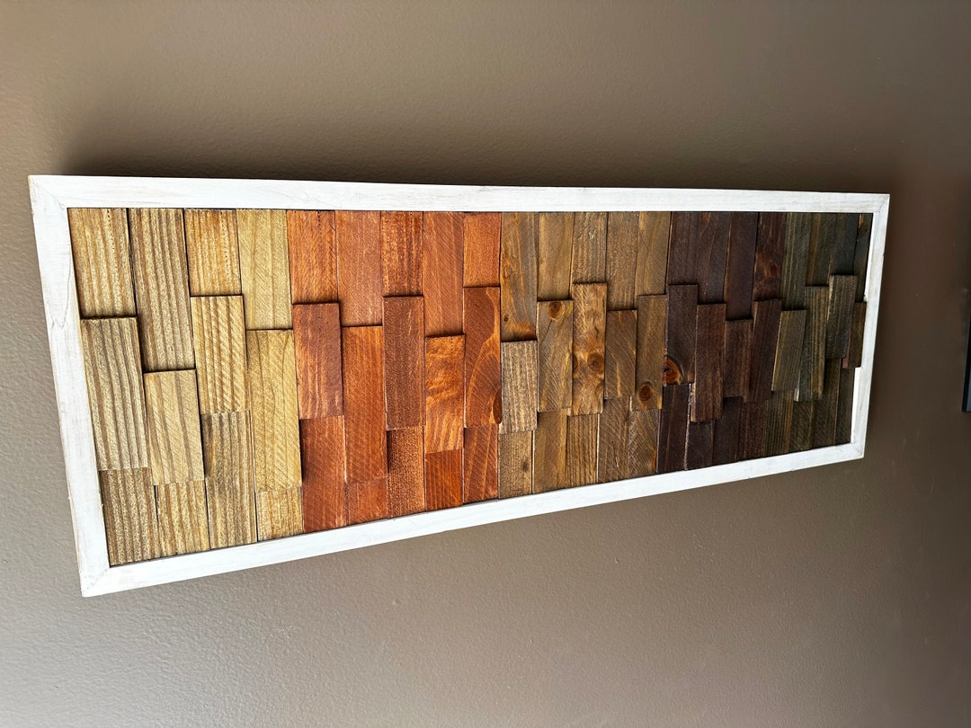 Modern Wood Wall Art, Wood Wall Art, 3d Wall Art, Wood Wall Art Large ...