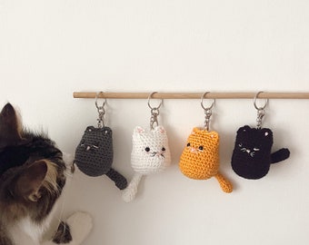 Crochet PotatoCat Keyring