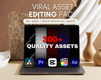 300+ Viral Asset Editing Pack, Overlays, Sound Effects, Backgrounds, VFX, Instagram Reels, Youtube Shorts, Tiktok, Editing Pack for Creators