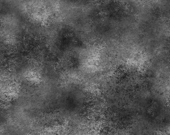 Witch's Tale Dark Gray Texture, BTHY (by the 1/2 yard, continuous cut),  from Clothworks, Y4794-7, 100% Cotton, Digital