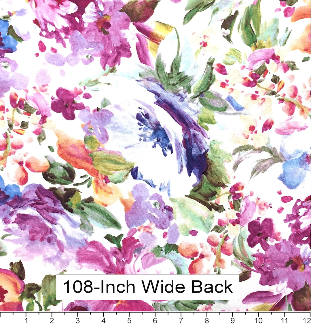 108inch Wide Quilting Fabric by the Half Yard Amelia Etsy