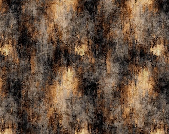 Vivace Striated Texture in Black and Tan from QT Fabrics, BTHY (by the 1/2 yd, cut as continuous), 32253-AJ, 100%  cotton, 4.5 oz per yard