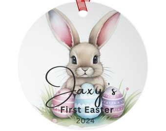 First Easter, Custom, Personalised, Easter ornament, Easter Decorations, Personalised ornament, baby's first easter, Popular right now,