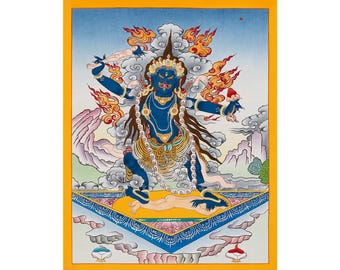 セール Ekajati Thangka 絵画 | セールチベットのタンカの怒りの神