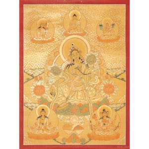 Handmade Green Tara Thangka Painting | Authentic Sacred Goddess Art | From the Land of Himalayas-A31867