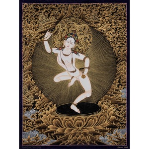 Authentic Magic Lapten Thangka: Protector of the Mystical Realm | Hand-Made | Authentic | Original -A58901
