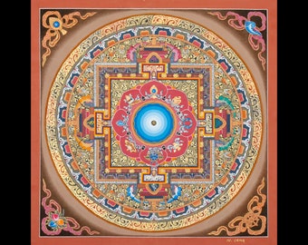 Universal Mandala Thangka: Universal Design for Cosmic Meditation - 108781