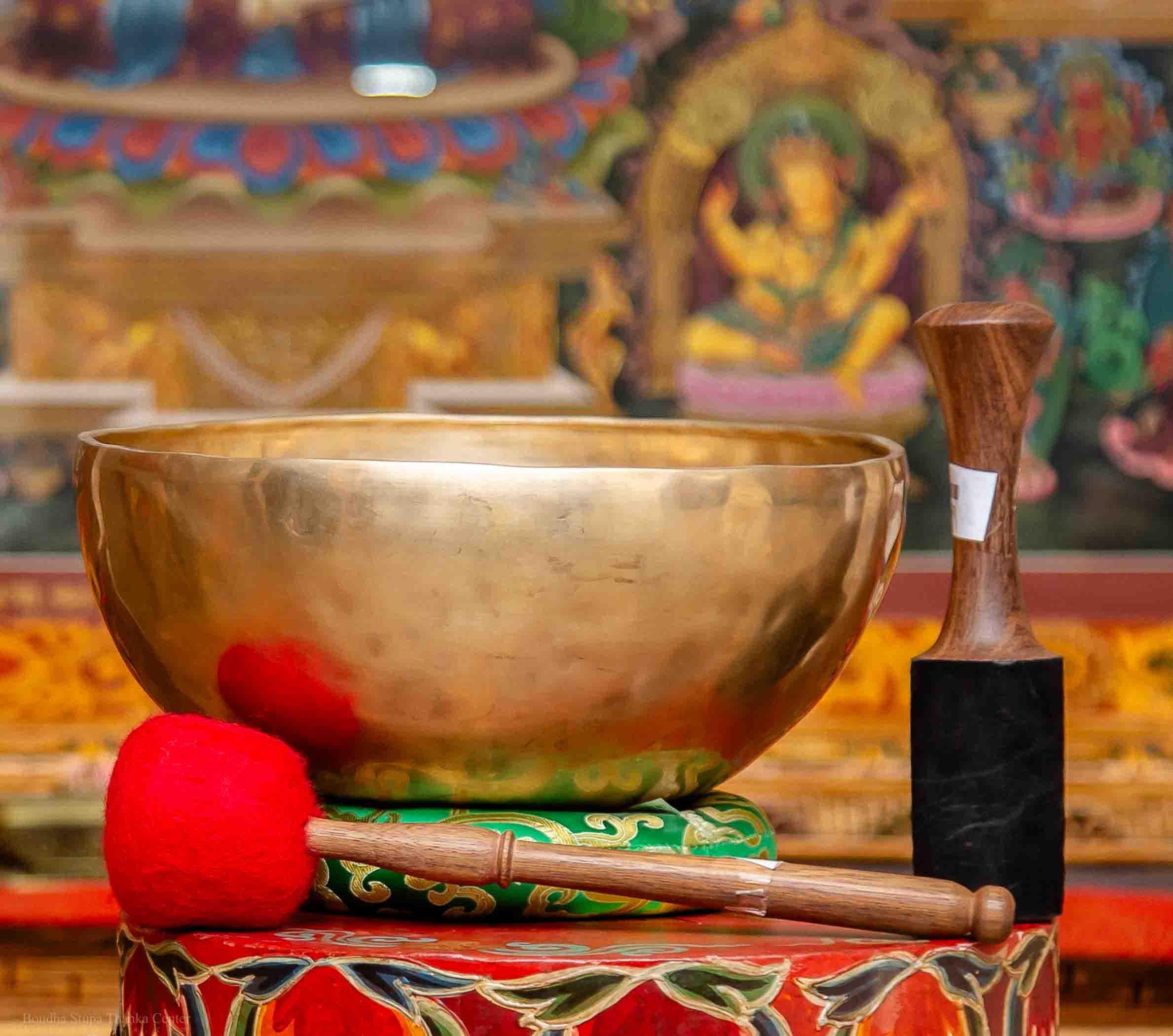 手作り7金属シンギングボウル：サウンドヒーリング、瞑想、ヨガ（28 cm） - Etsy 日本