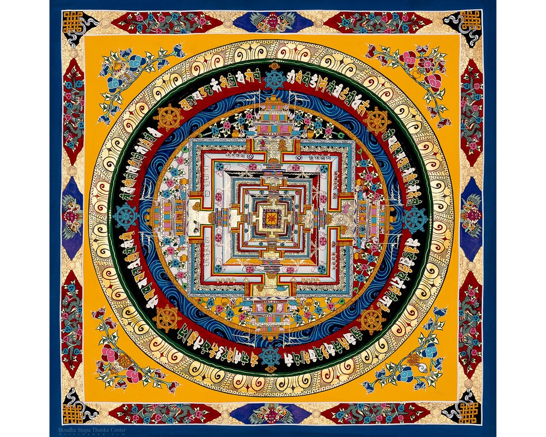 Holistic Kalachakra Mandala – Art for Spiritual Practice | Authentic ...