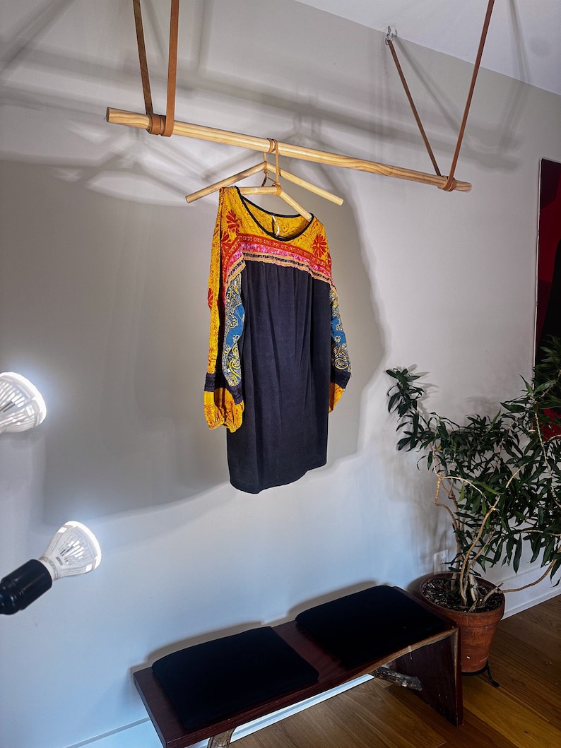 Camisa holgada con mangas globo bordadas de Free People, talla M para mujer imagen 1