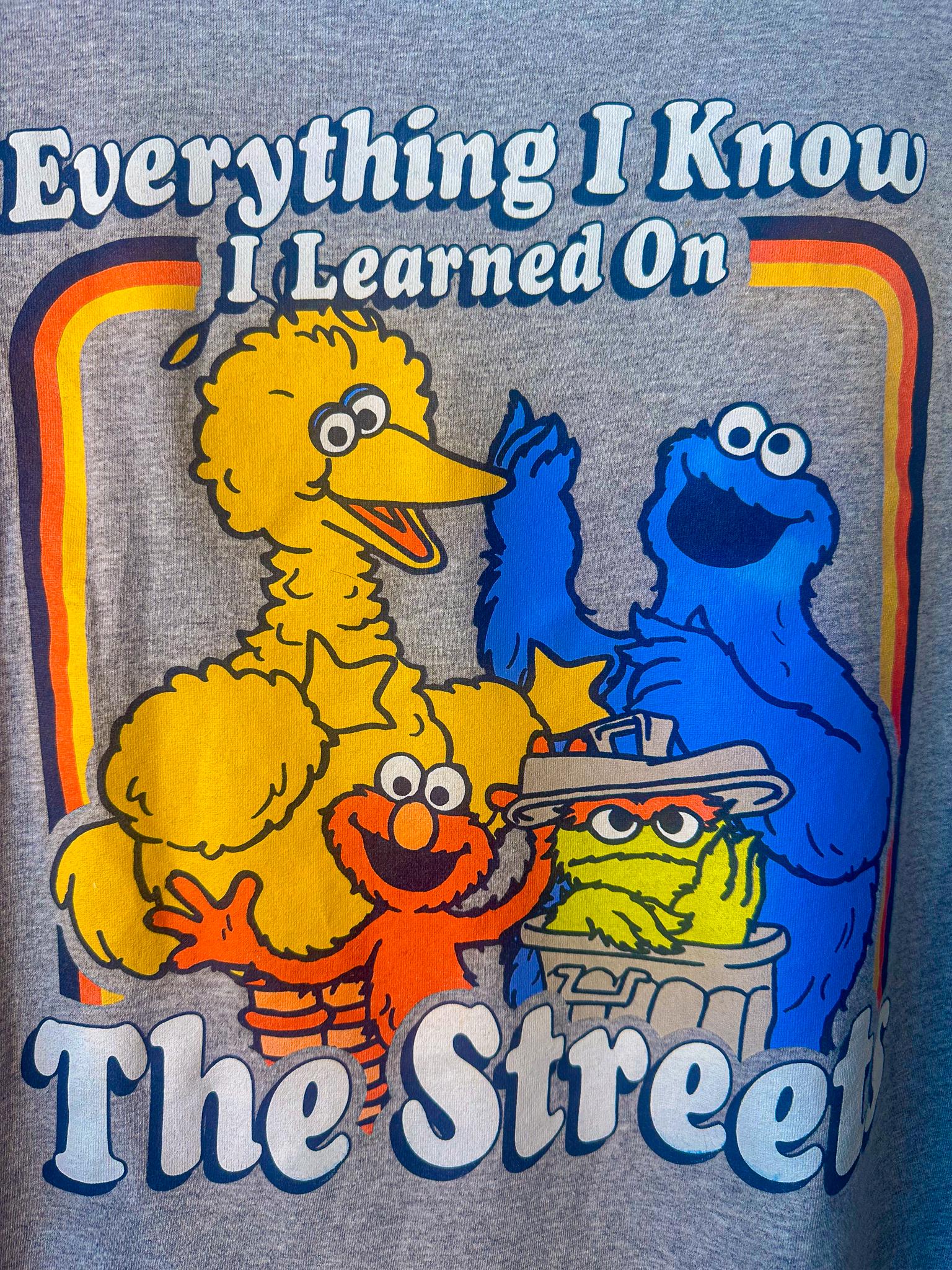 Vintage Sesame Street Graphic T-shirt, Heather Grey 3X - Etsy