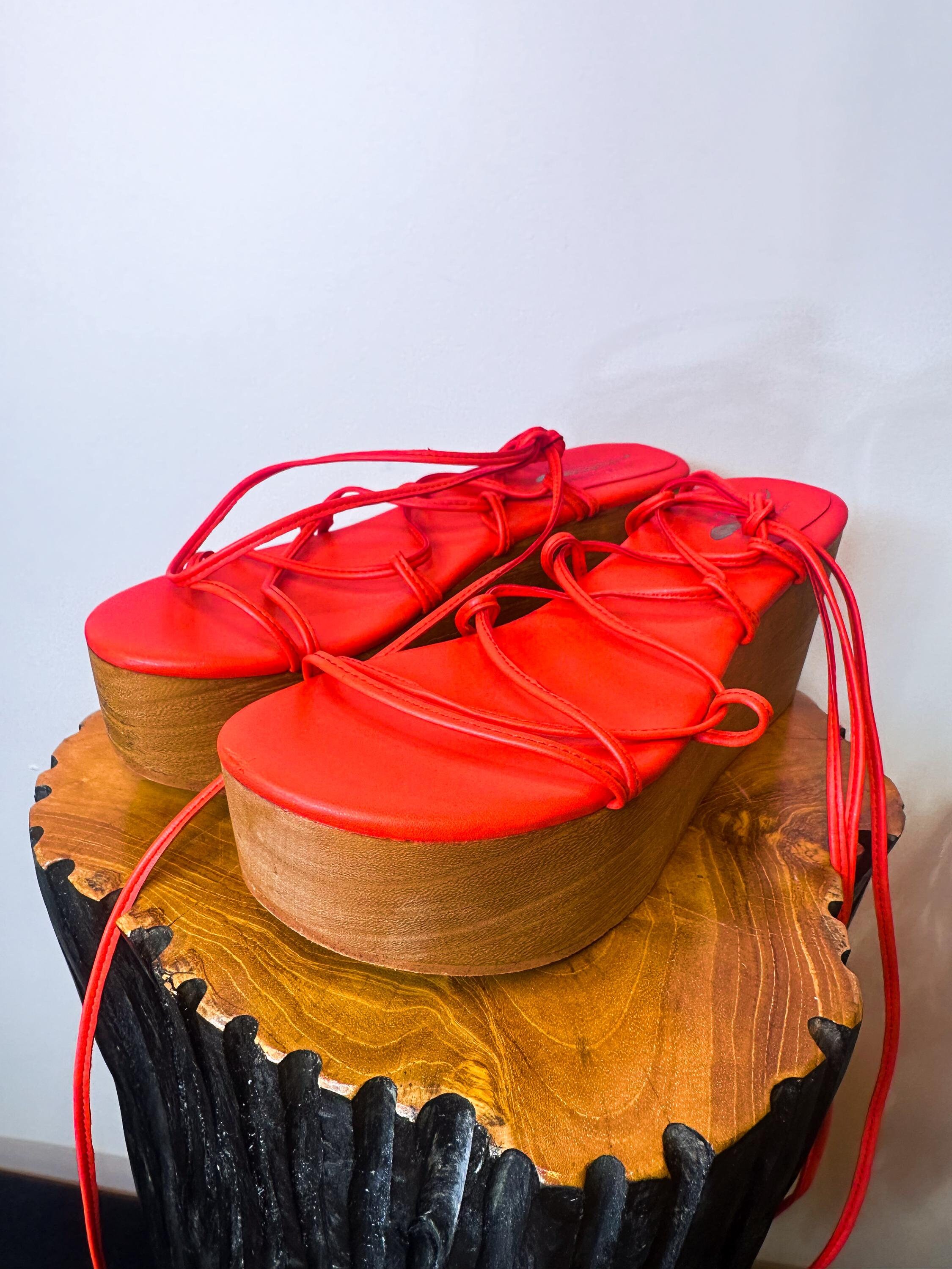 Clogs with laces sale