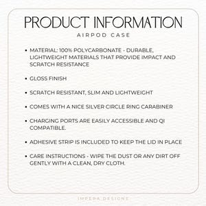 Personalized AirPod case cover for book lover gift fantasy AirPod pro case romantasy with name custom AirPod case book club gift for friend image 3