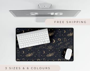 Fantasy book lover desk Mat bookish office decor aesthetic desk mat cute gaming mouse pad fantasy playmat bookish mouse pad for book nerd