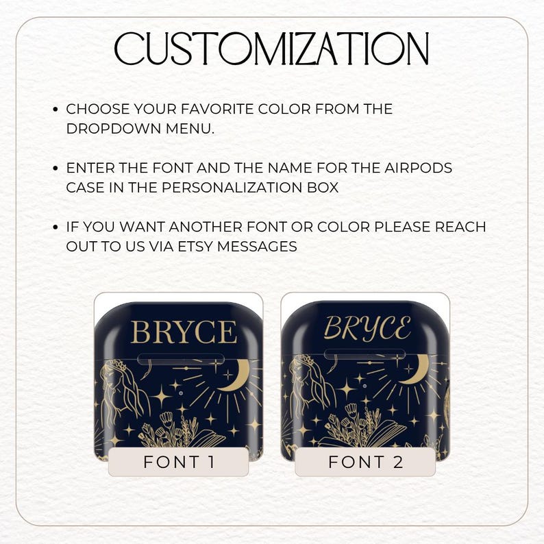 Personalized AirPod case cover for book lover gift fantasy AirPod pro case romantasy with name custom AirPod case book club gift for friend image 4