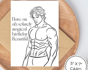 romantasy reader birthday card smut bday card for fantasy reader printable greeting card friend book lover funny card instant download