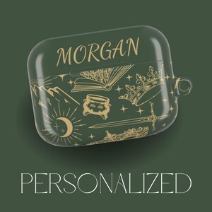 Personalized AirPod case cover for book lover gift fantasy AirPod pro case romantasy with name custom AirPod case book club gift for friend image 6