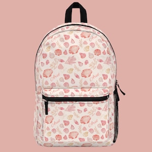 Sac à dos personnalisé en forme de coquillage pour cartable pour enfant joli sac à dos avec nom sac à dos de garderie personnalisé cartable pour pré-ados avec nom