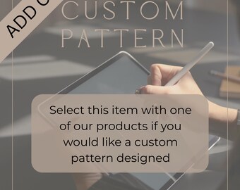 Aangepast patroon add-on Gepersonaliseerd ontwerp voor cadeaus Unieke illustratie Custom telefoonhoesje Art Custom rugzakontwerp add-on