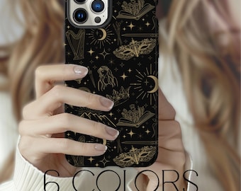 fantasy phone case for bookworm gift iPhone 16 case starry night phone case celestial samsung phone case google pixel case gift for bookclub