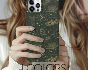 Fae Fantasy Phone case for book lover gift for book nerd smartphone case celestial Apple Phone Cover Bookworm google Phone Case Samsung
