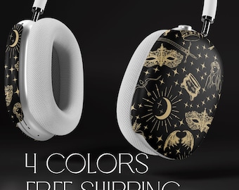Celestial Gold AirPod Max-hoes: Fantasy Bookworm Cover