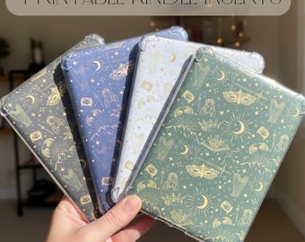 Fantasy Kindle invoegen digitale download afdrukbare sjabloon Romantasy ontwerp Paperwhite Skin magische decoratie boek liefhebber cadeau-idee