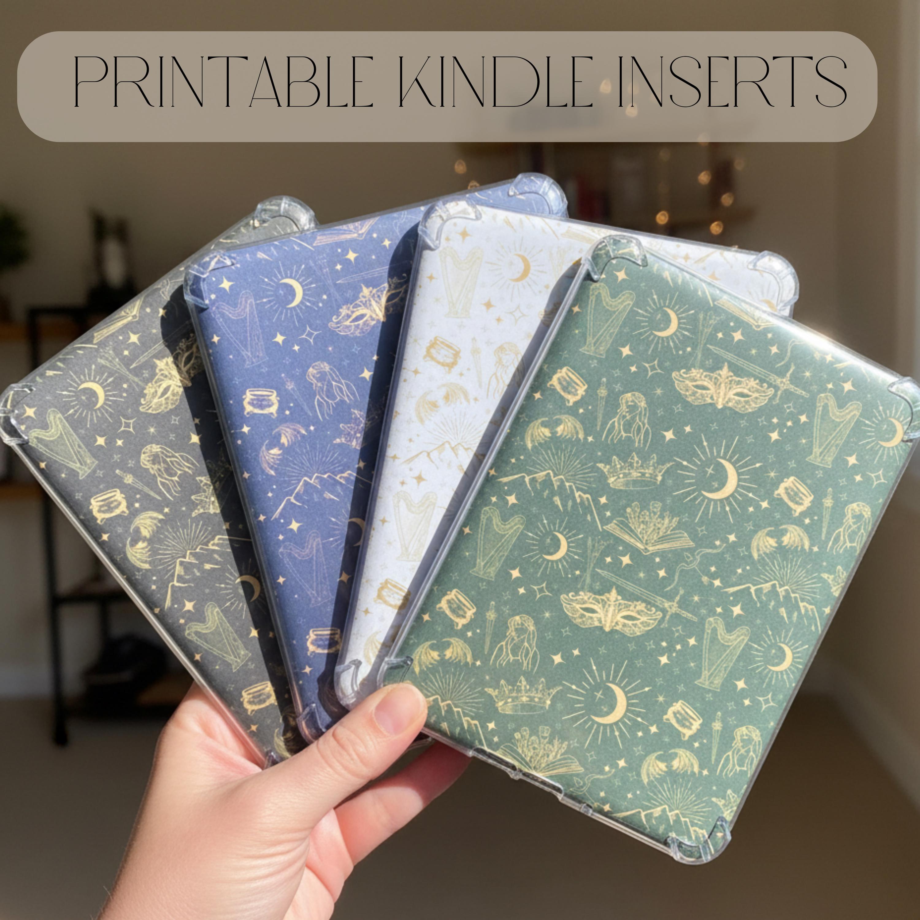 Fantasy Kindle Insert Digital Download Printable Template Romantasy ...