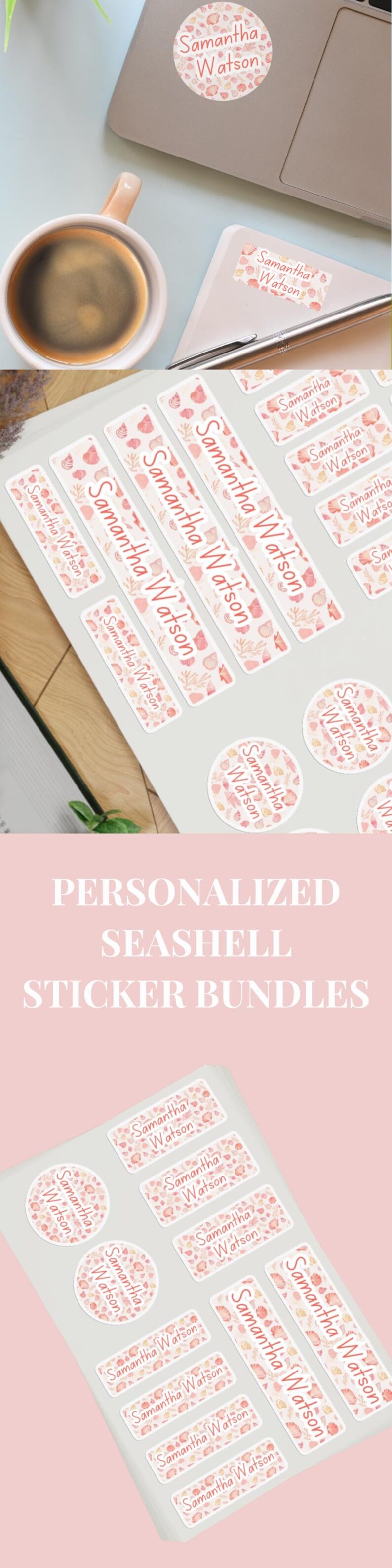 Custom Sticker Sheet Personalized Sticker Bundle for School Kid Daycare ...
