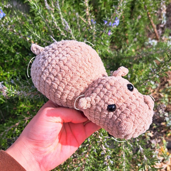 Hippopotame | crochet peluche