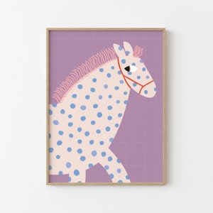 Poster Appaloosa Pferd | Illustration | Poster für Kinder | Bild | Kinderzimmer Spielzimmer