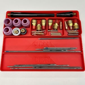 The TigTray-Magnetic Organizer Tray for TIG Welding Tungsten and Consumables, TIG, Garage, Weld Shop, organization