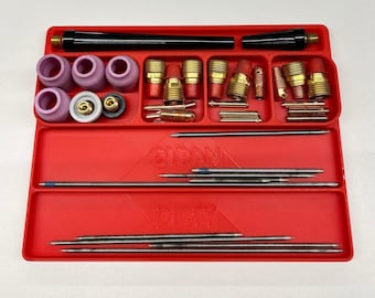 The TigTray-Magnetic Organizer Tray for TIG Welding Tungsten and Consumables, TIG, Garage, Weld Shop, organization