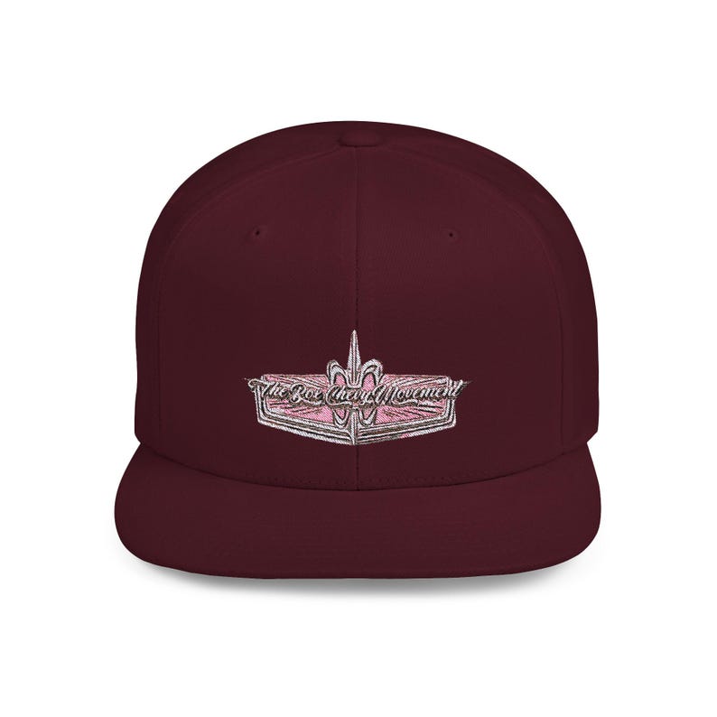 BCM Box Chevy Movement box chevy caprice logo Flat Bill Snapback image 9