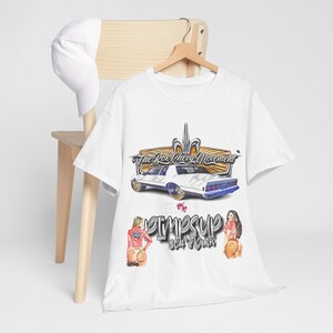Box Chevy Movement Caprice Classic Chevrolet Pimping Unisex Heavy Cotton Tee - Regalo per gli amanti delle auto d'epoca, T-shirt grafica da uomo, auto retrò